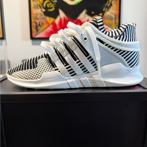 Men’s Adidas EQT Support ADV Primeknit (Zebra) - Size 9.5